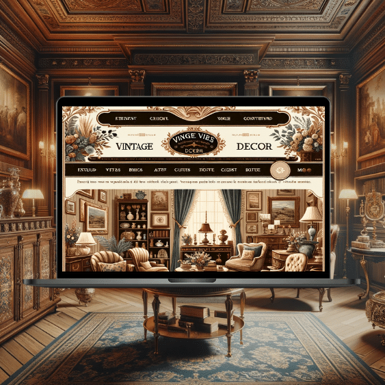 E-commerce para Encanto Clásico: Decoración Vintage